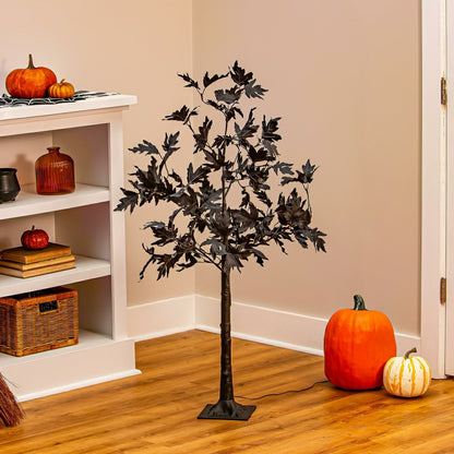 Halloween Maple Indoor/Outdoor LED Color Changing Tree, 43"H | Plow & Hearth