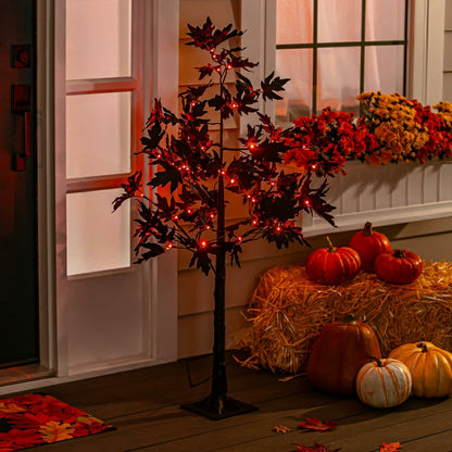 Halloween Maple Indoor/Outdoor LED Color Changing Tree, 43"H | Plow & Hearth