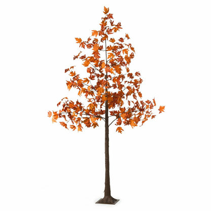 Indoor/Outdoor Electric Lighted Maple Tree, 8'H with 168 Lights | Plow & Hearth
