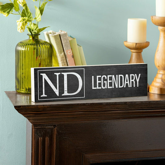 State Wooden Mantle Sign North Dakota 18x5" | Plow & Hearth