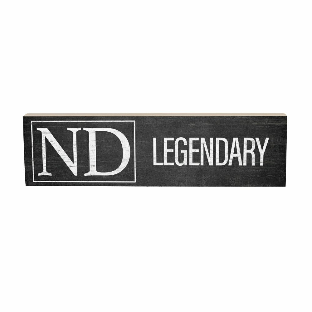 State Wooden Mantle Sign North Dakota 18x5" | Plow & Hearth