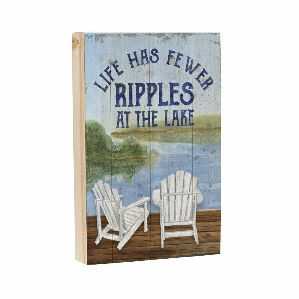 Lake Living Plock Ripples at the Lake 8x12" | Plow & Hearth