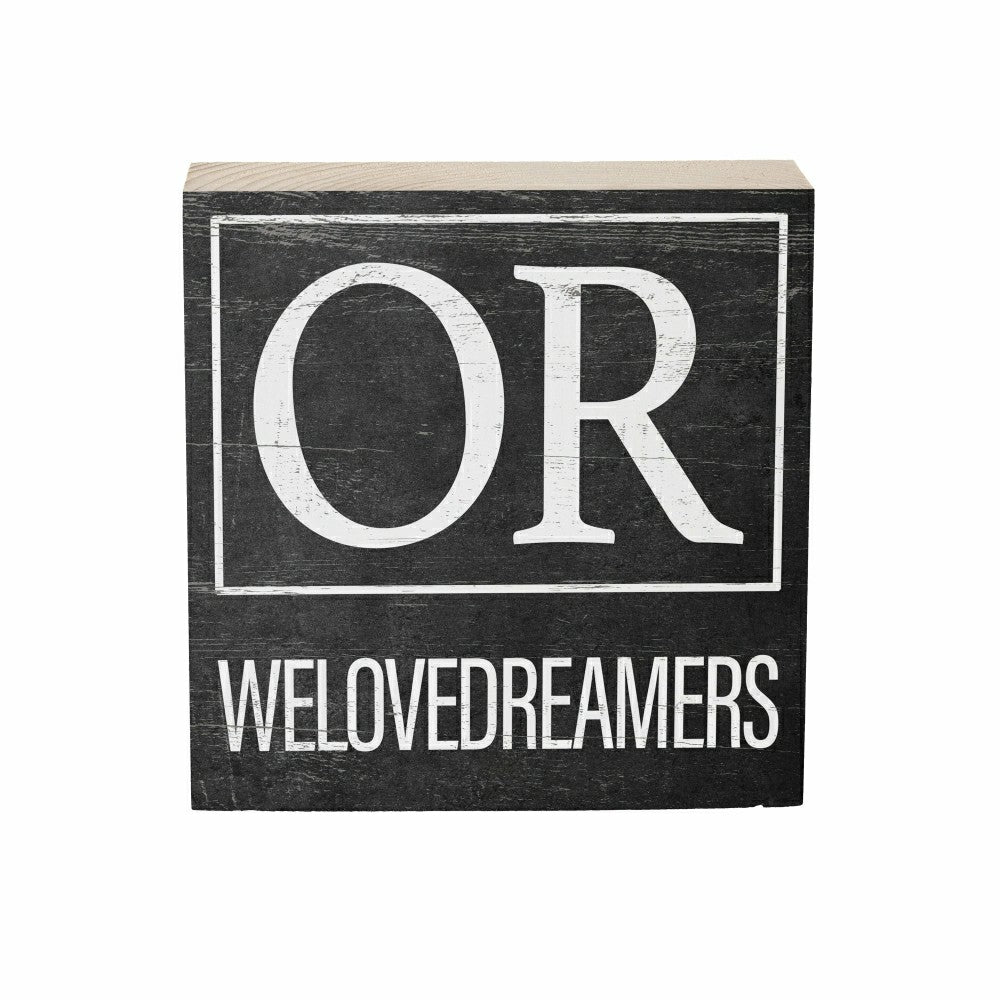 State Sign Wood Block Oregon 6"x6" | Plow & Hearth