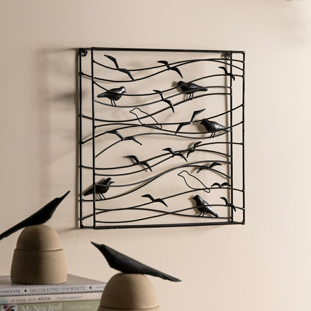 Handcrafted Metal Raven Wall Art | Plow & Hearth