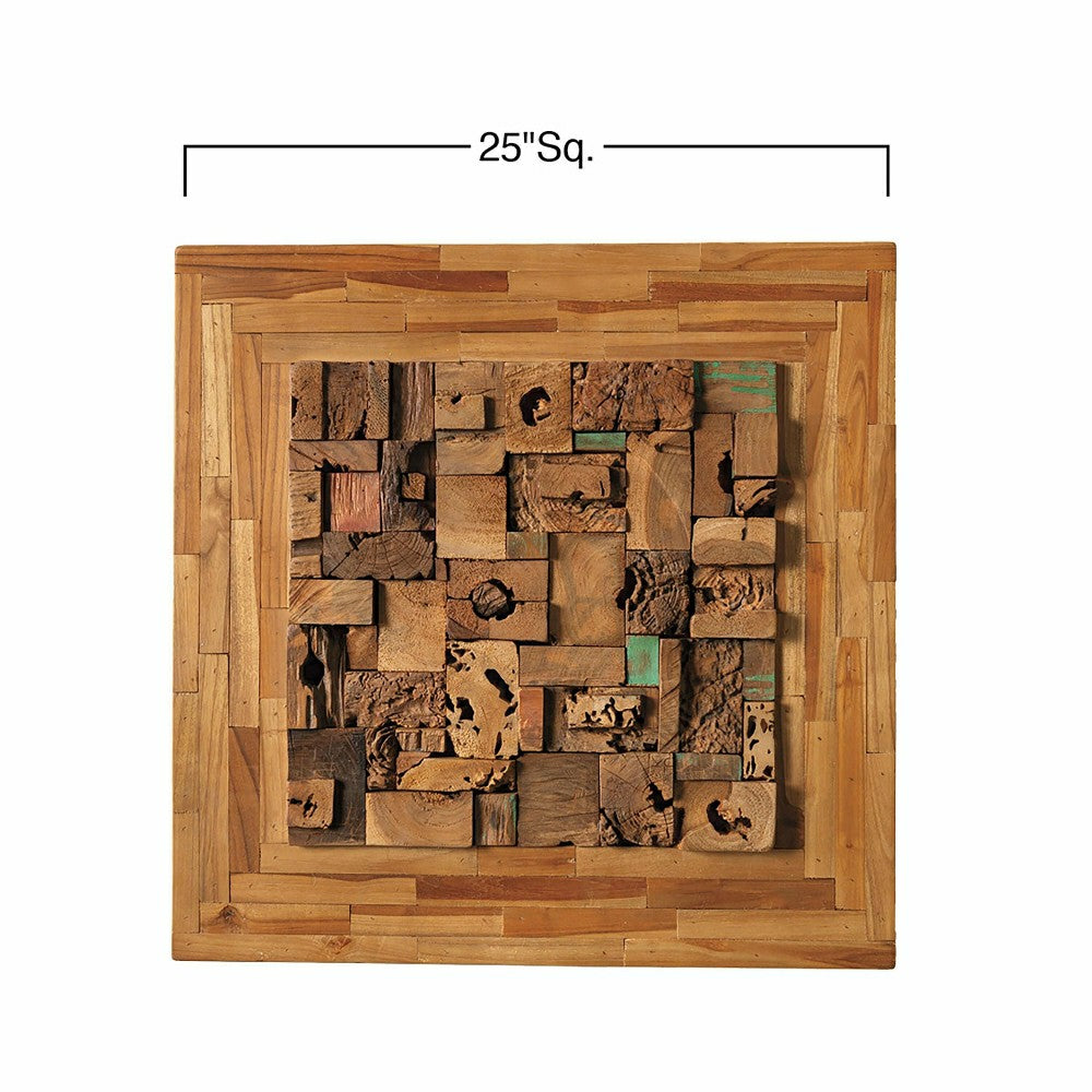 Javanese Wood Block Wall Art | Plow & Hearth