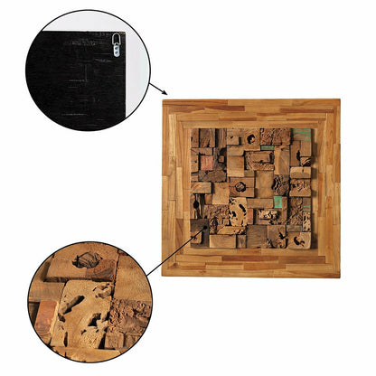 Javanese Wood Block Wall Art | Plow & Hearth