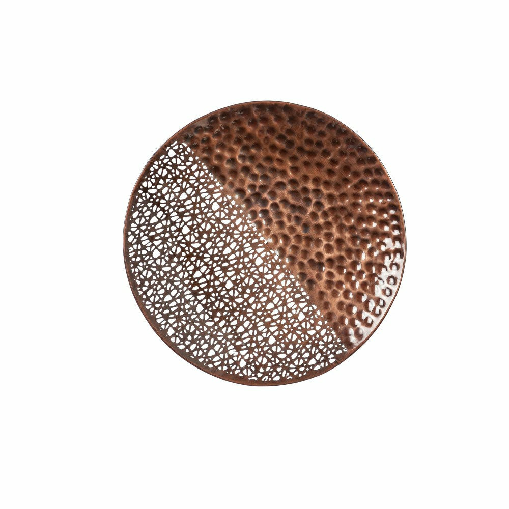 VivaStyle Indoor Wall Décor, Metal, Hammered Round Circles, Set of 4 | Plow & Hearth