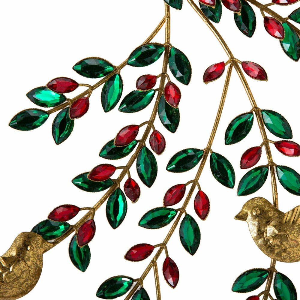 Jeweled Metal Holiday Wreath | Plow & Hearth