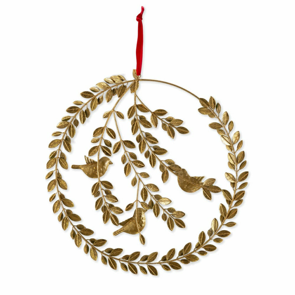 Jeweled Metal Holiday Wreath | Plow & Hearth