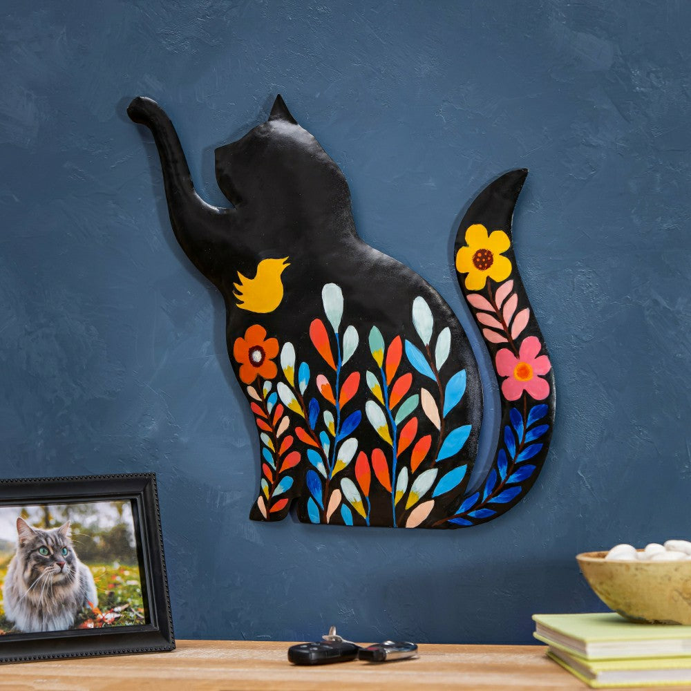 Metal Cat Wall Art | Plow & Hearth