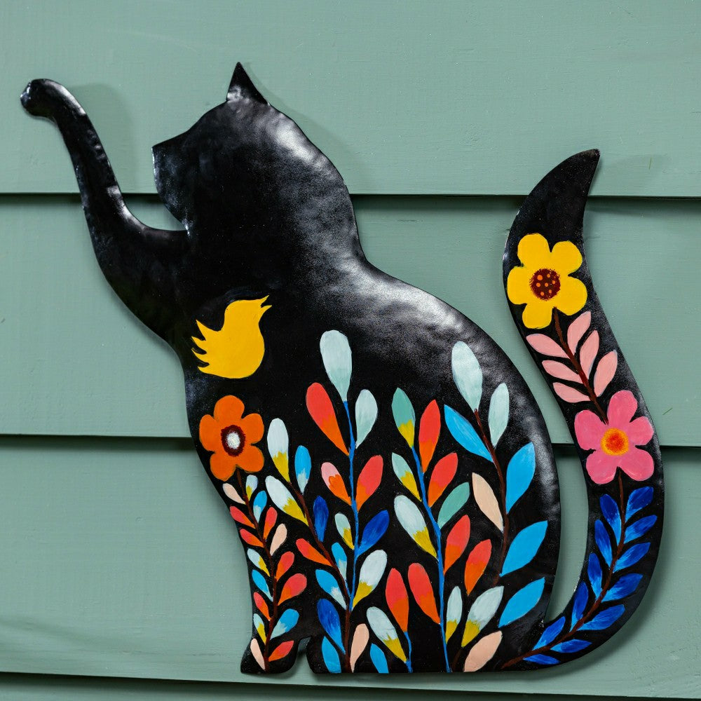 Metal Cat Wall Art | Plow & Hearth