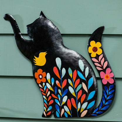Metal Cat Wall Art | Plow & Hearth