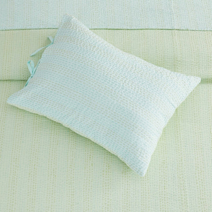Hand Stitched Reversible Kantha Pillow Sham Pairs | Plow & Hearth