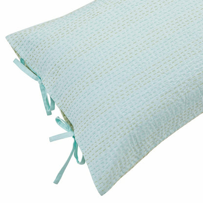 Hand Stitched Reversible Kantha Pillow Sham Pairs | Plow & Hearth