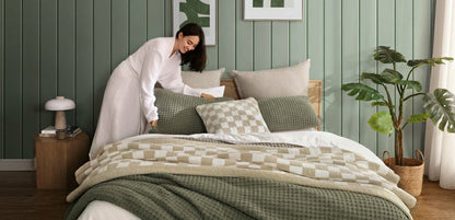 Checkerboard Throw Pillow | Plow & Hearth