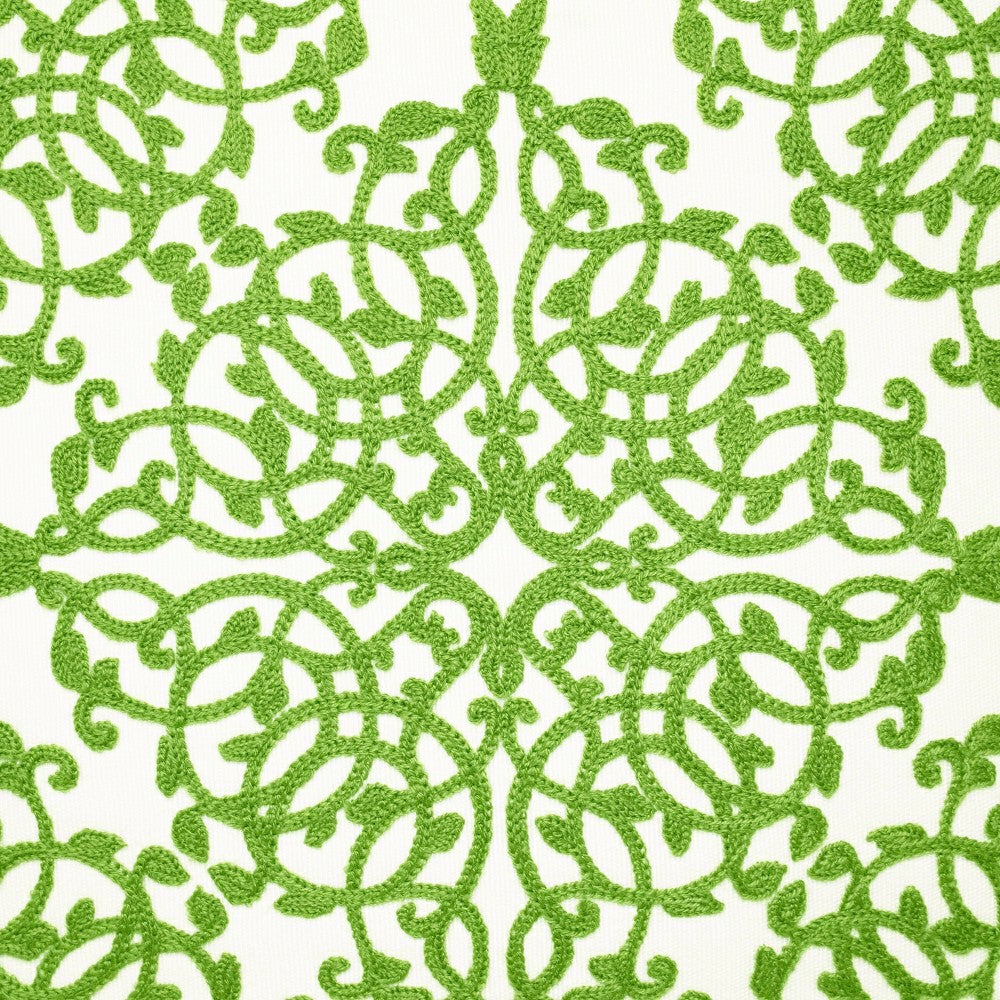 Indoor/Outdoor Embroidered Lacework Throw Pillow | Plow & Hearth