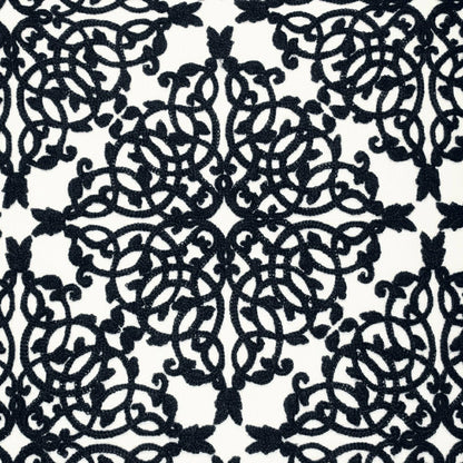 Indoor/Outdoor Embroidered Lacework Throw Pillow | Plow & Hearth