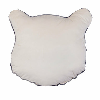 Black Bear Shaped Hooked Pillow | Plow & Hearth