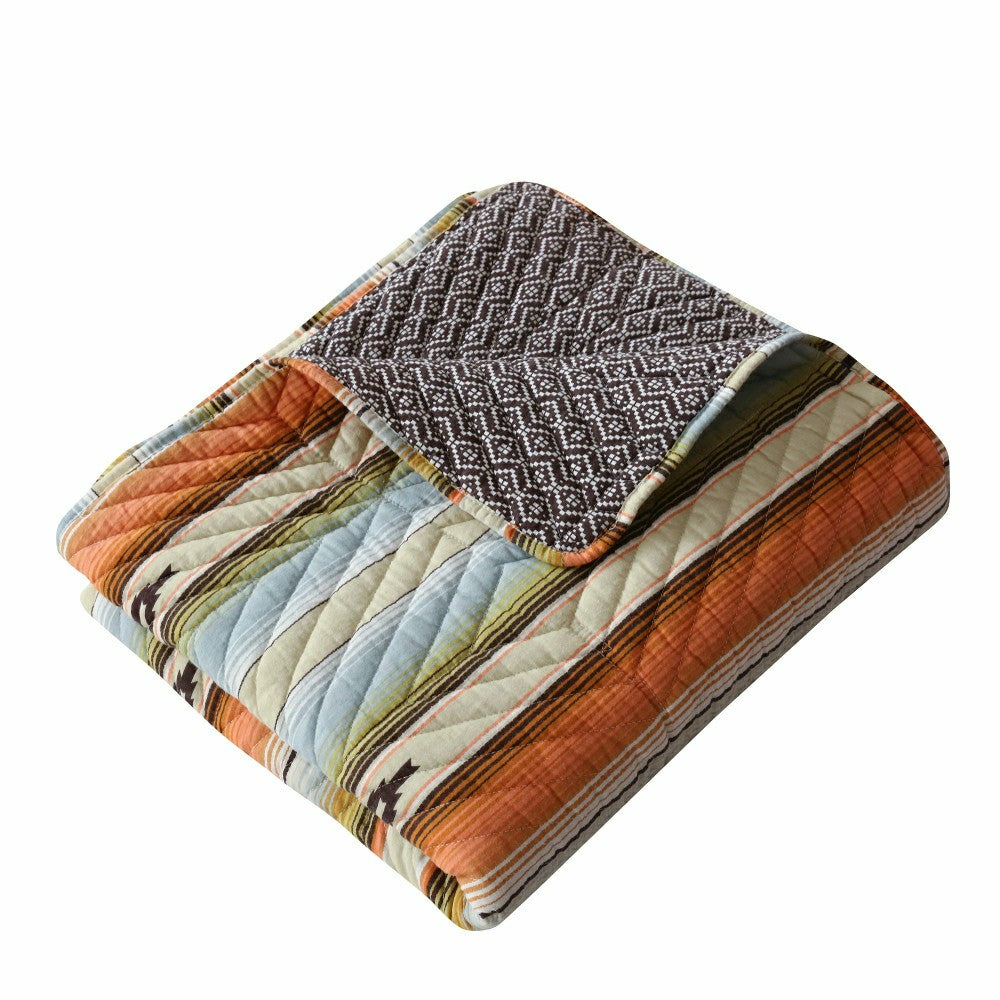 Painted Desert Reversible Bedding, Clay | Plow & Hearth