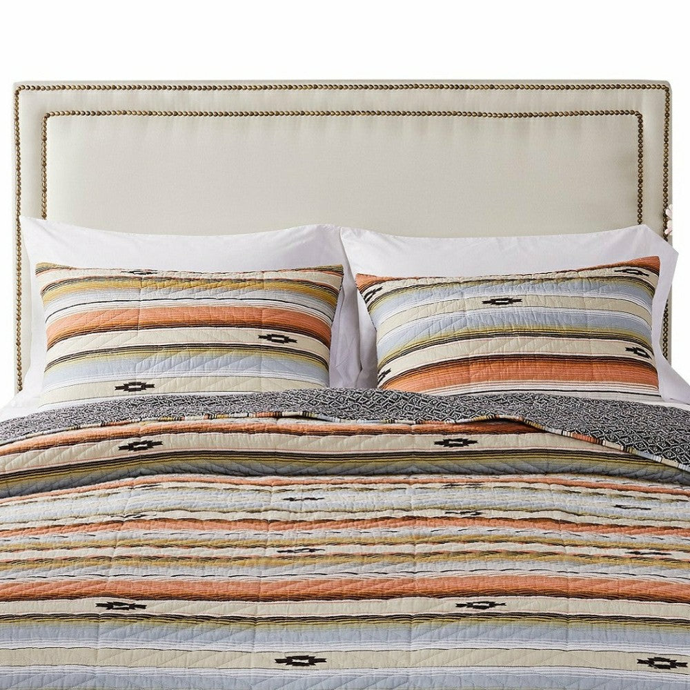Painted Desert Reversible Bedding, Clay | Plow & Hearth
