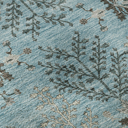 Hatay Sky Polyester Rug | Plow & Hearth