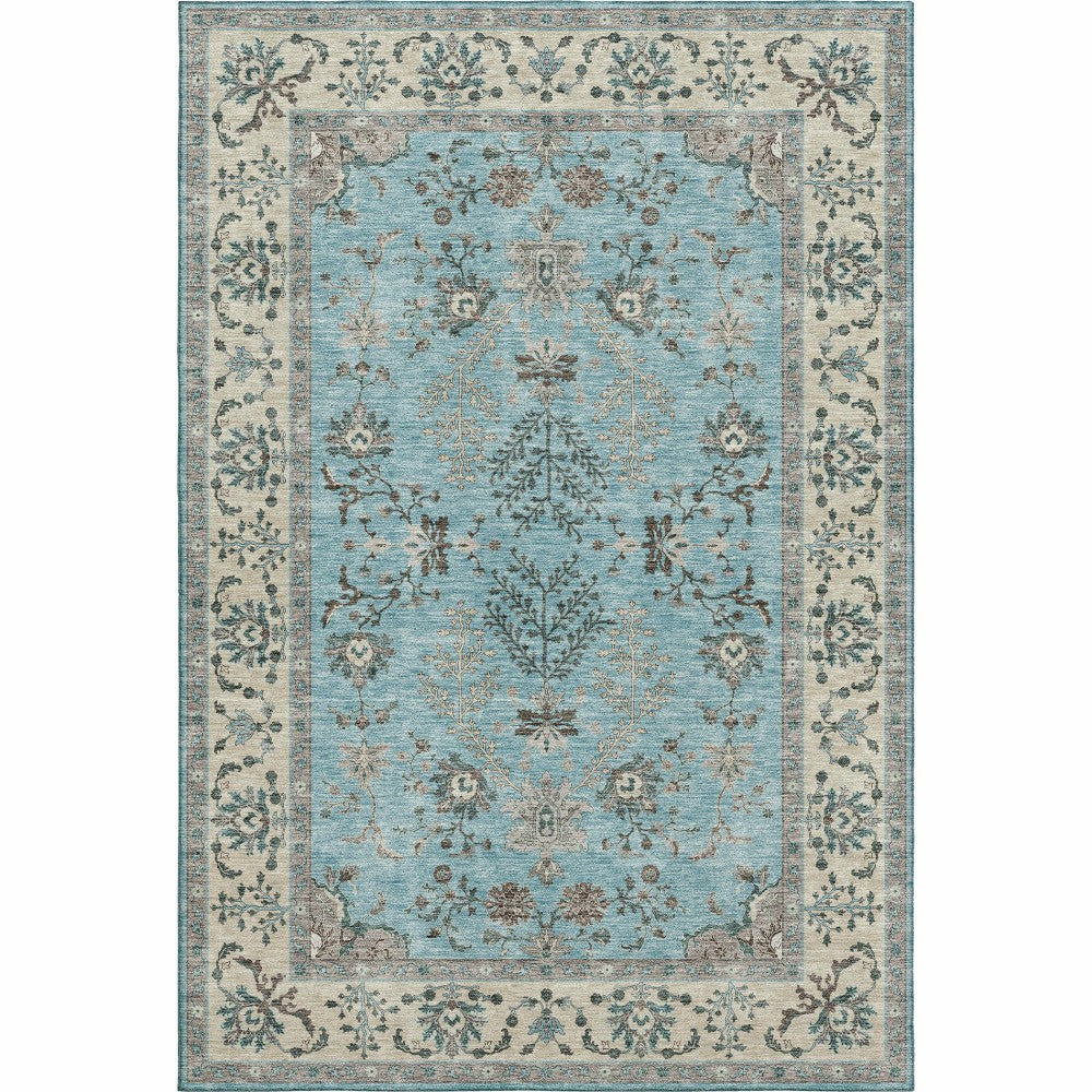 Hatay Sky Polyester Rug | Plow & Hearth