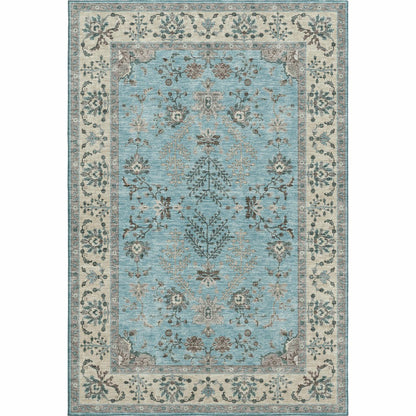 Hatay Sky Polyester Rug | Plow & Hearth