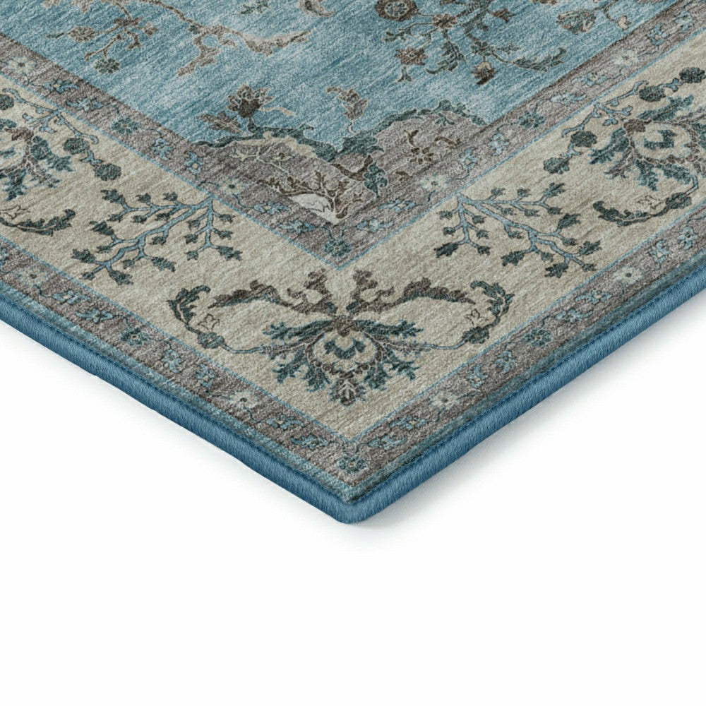 Hatay Sky Polyester Rug | Plow & Hearth