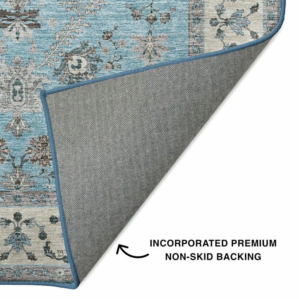 Hatay Sky Polyester Rug | Plow & Hearth