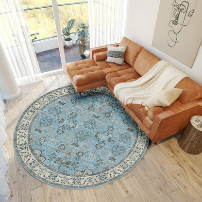 Hatay Sky Polyester Rug | Plow & Hearth