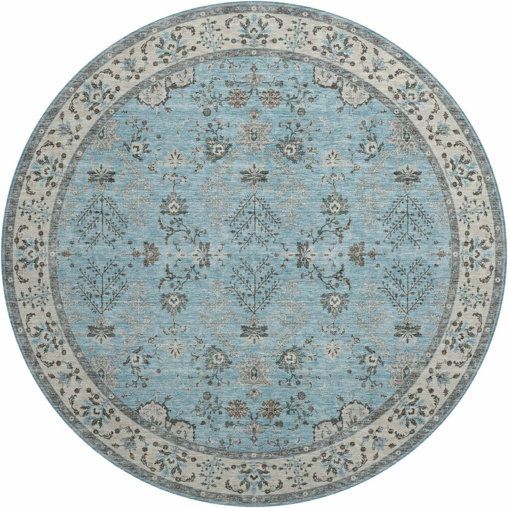 Hatay Sky Polyester Rug | Plow & Hearth