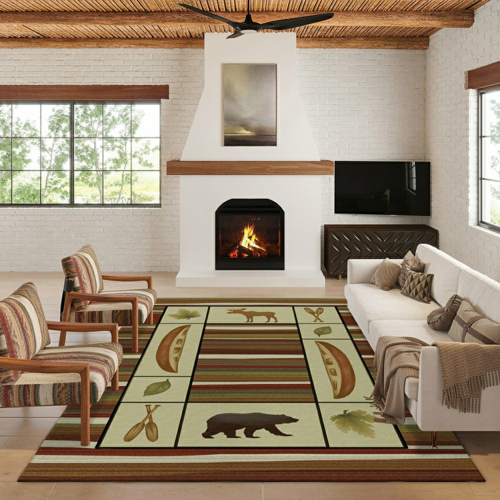 Canyon Excursion Polyester Rug | Plow & Hearth