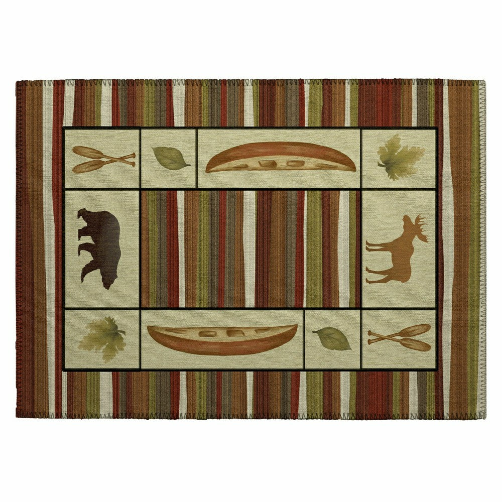 Canyon Excursion Polyester Rug | Plow & Hearth