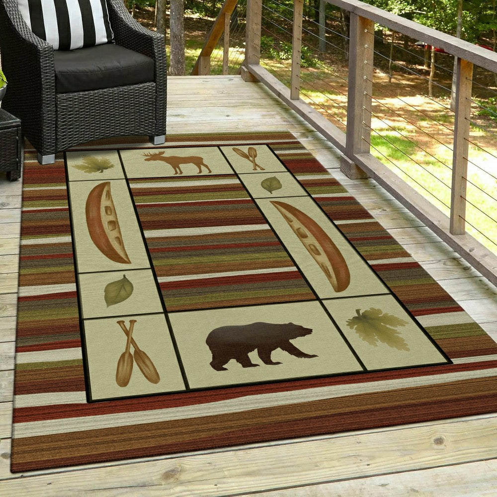 Canyon Excursion Polyester Rug | Plow & Hearth
