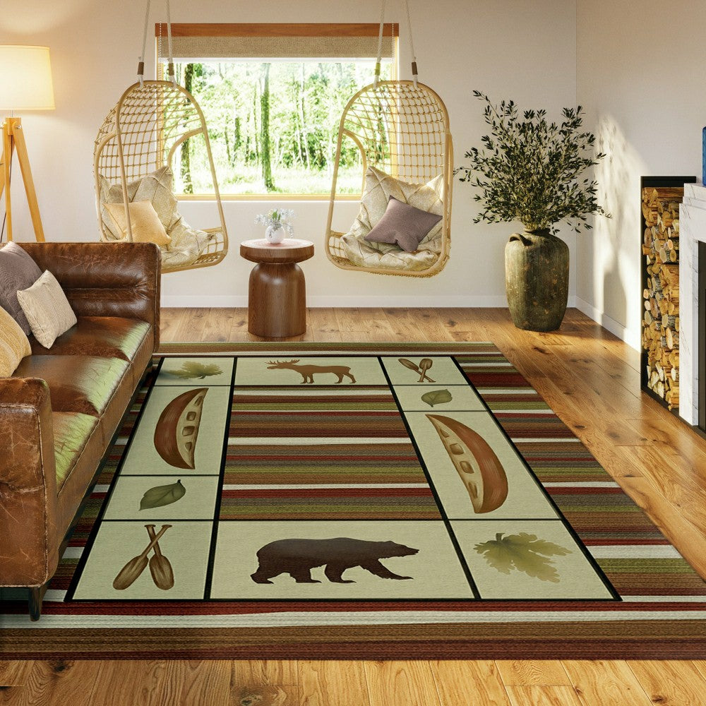 Canyon Excursion Polyester Rug | Plow & Hearth