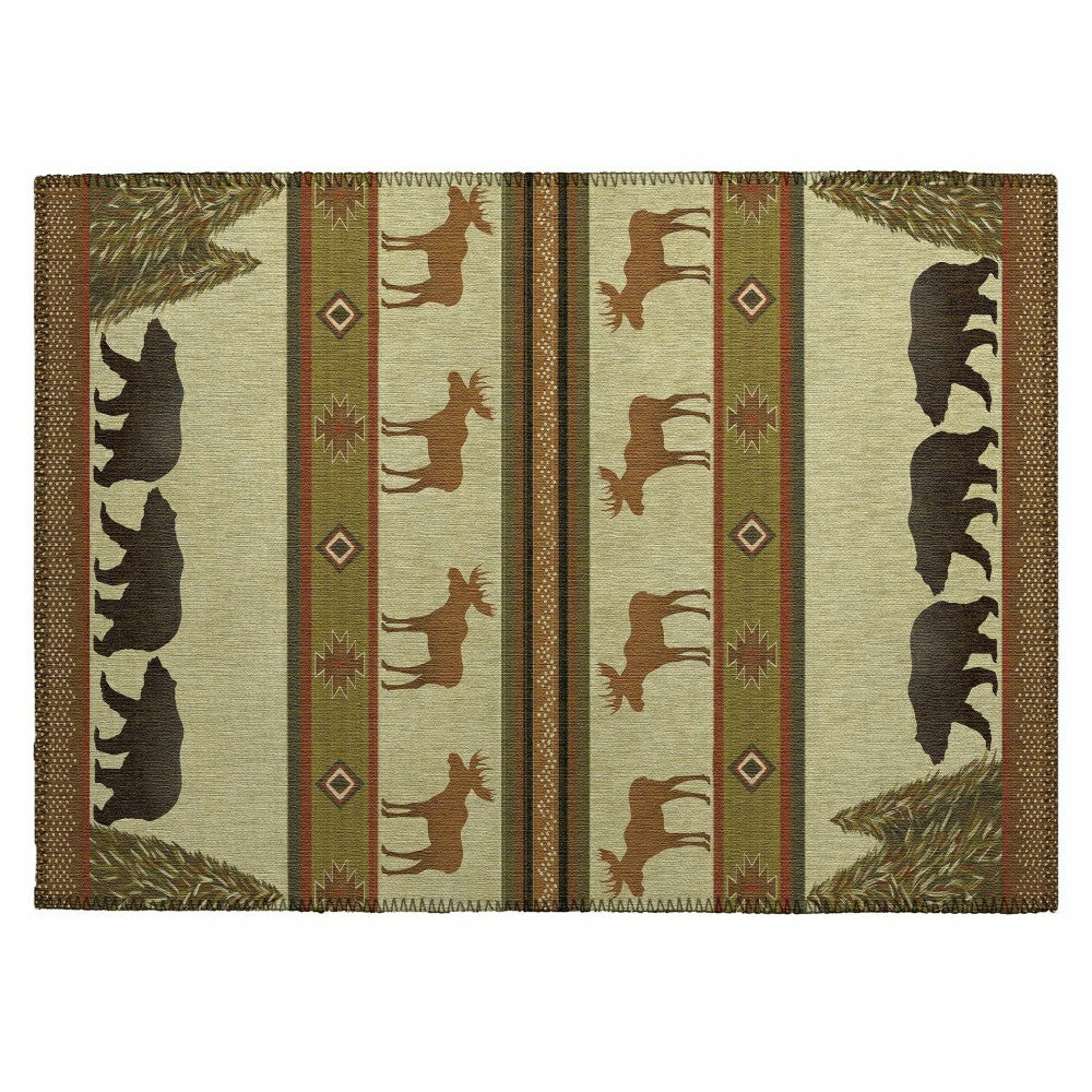 Woodland Excursion Polyester Rug | Plow & Hearth