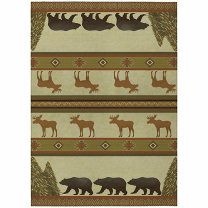 Woodland Excursion Polyester Rug | Plow & Hearth