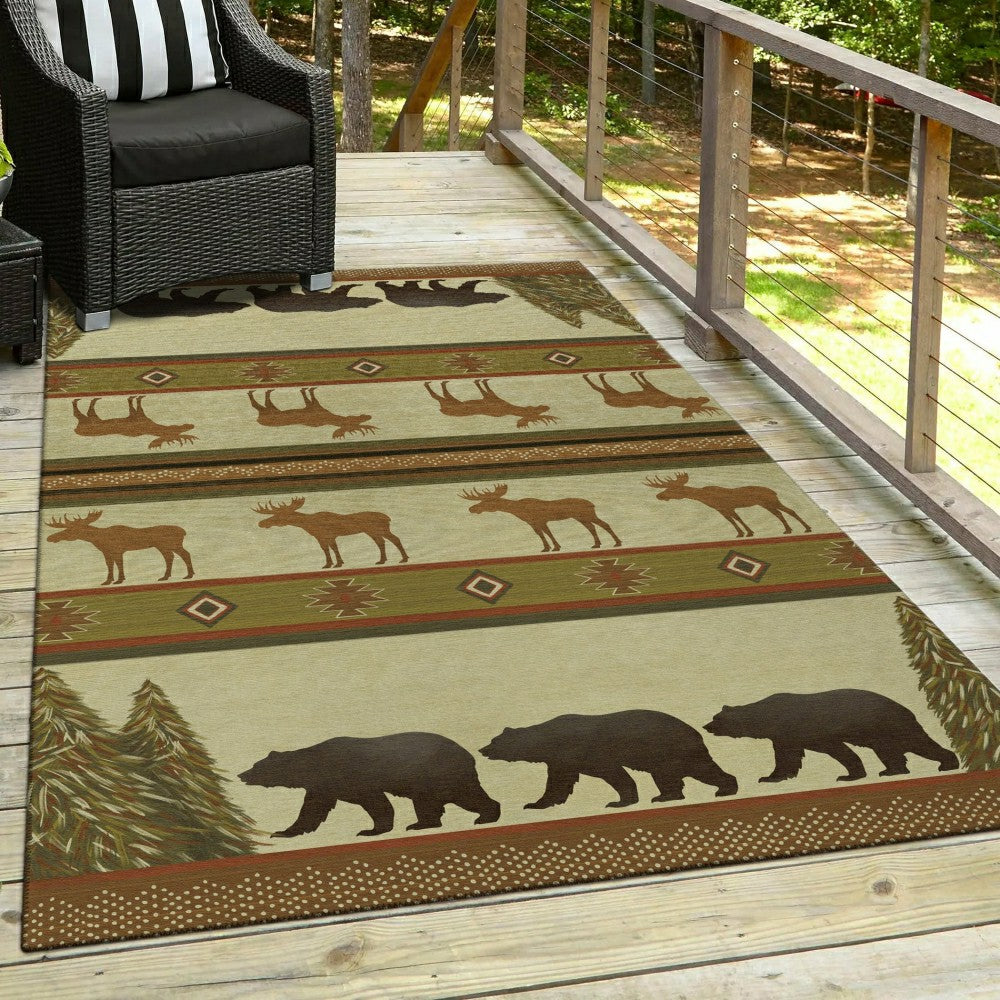 Woodland Excursion Polyester Rug | Plow & Hearth