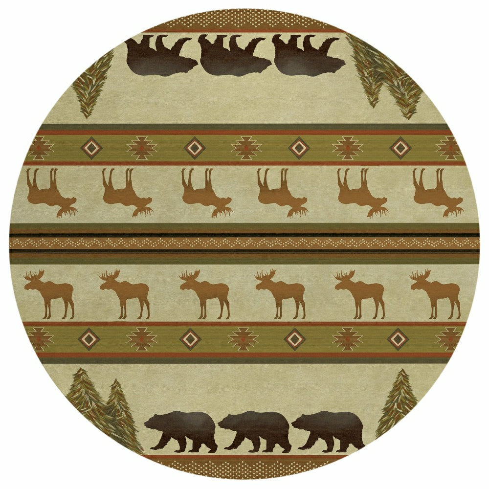 Woodland Excursion Polyester Rug | Plow & Hearth