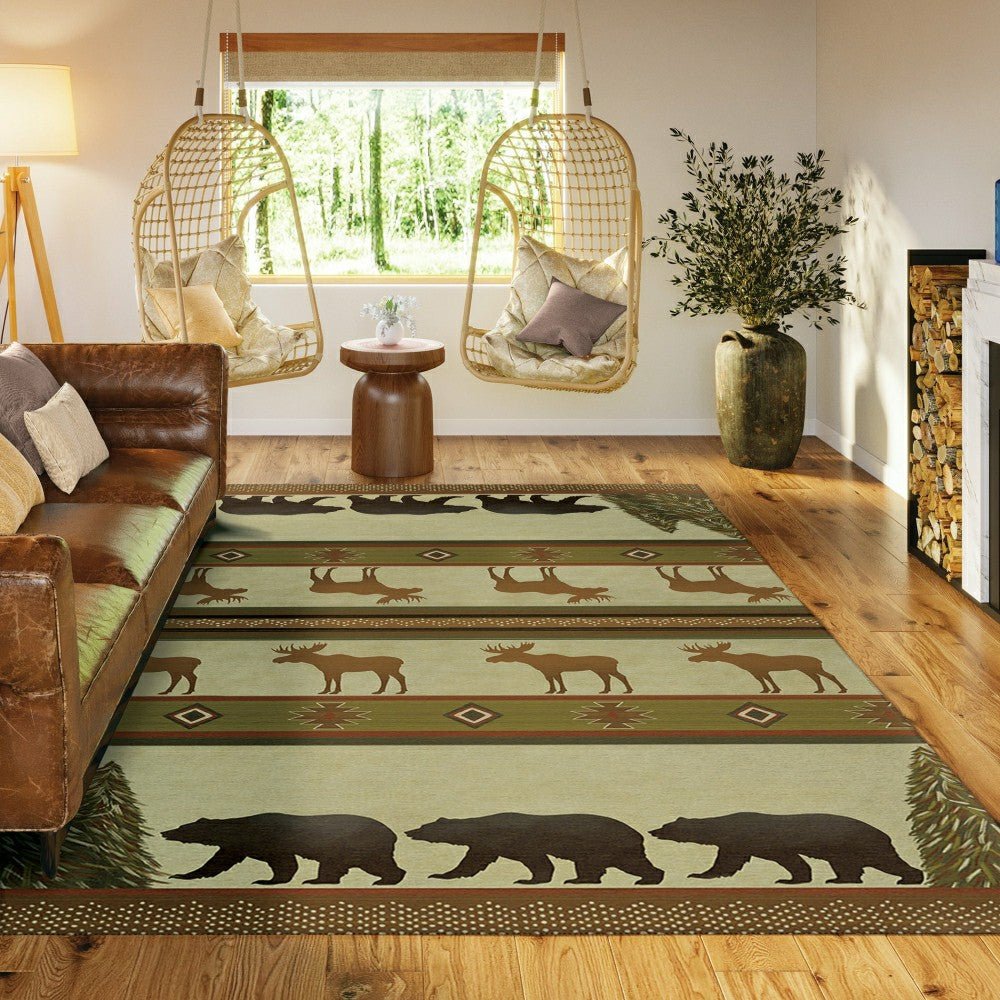 Woodland Excursion Polyester Rug | Plow & Hearth