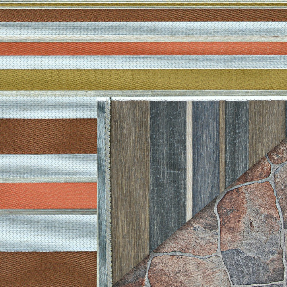 Dolce Striped Indoor/Outdoor Area Rug | Plow & Hearth