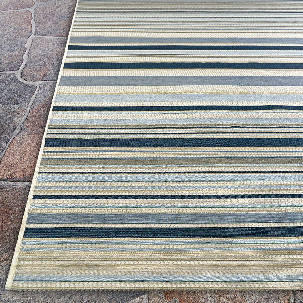 Dolce Striped Indoor/Outdoor Area Rug | Plow & Hearth