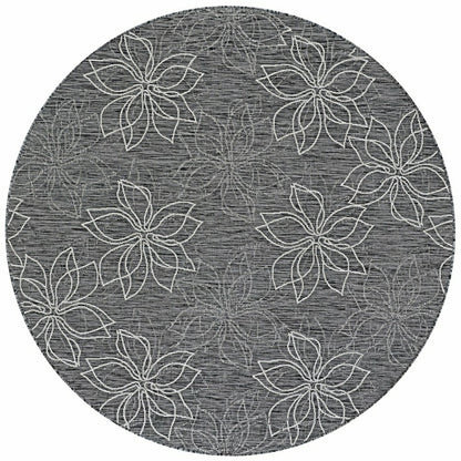 Charm Botanical Ash Indoor/Outdoor Area Rug | Plow & Hearth