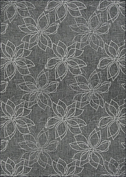 Charm Botanical Ash Indoor/Outdoor Area Rug | Plow & Hearth