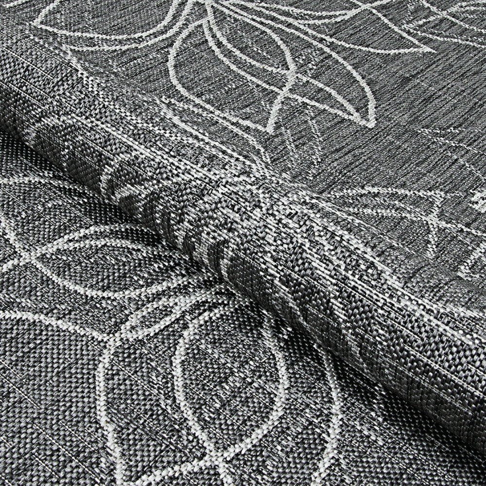 Charm Botanical Ash Indoor/Outdoor Area Rug | Plow & Hearth