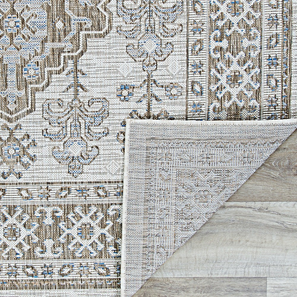 Charm Woodburn Ivory-Sand Indoor/Outdoor Area Rug | Plow & Hearth