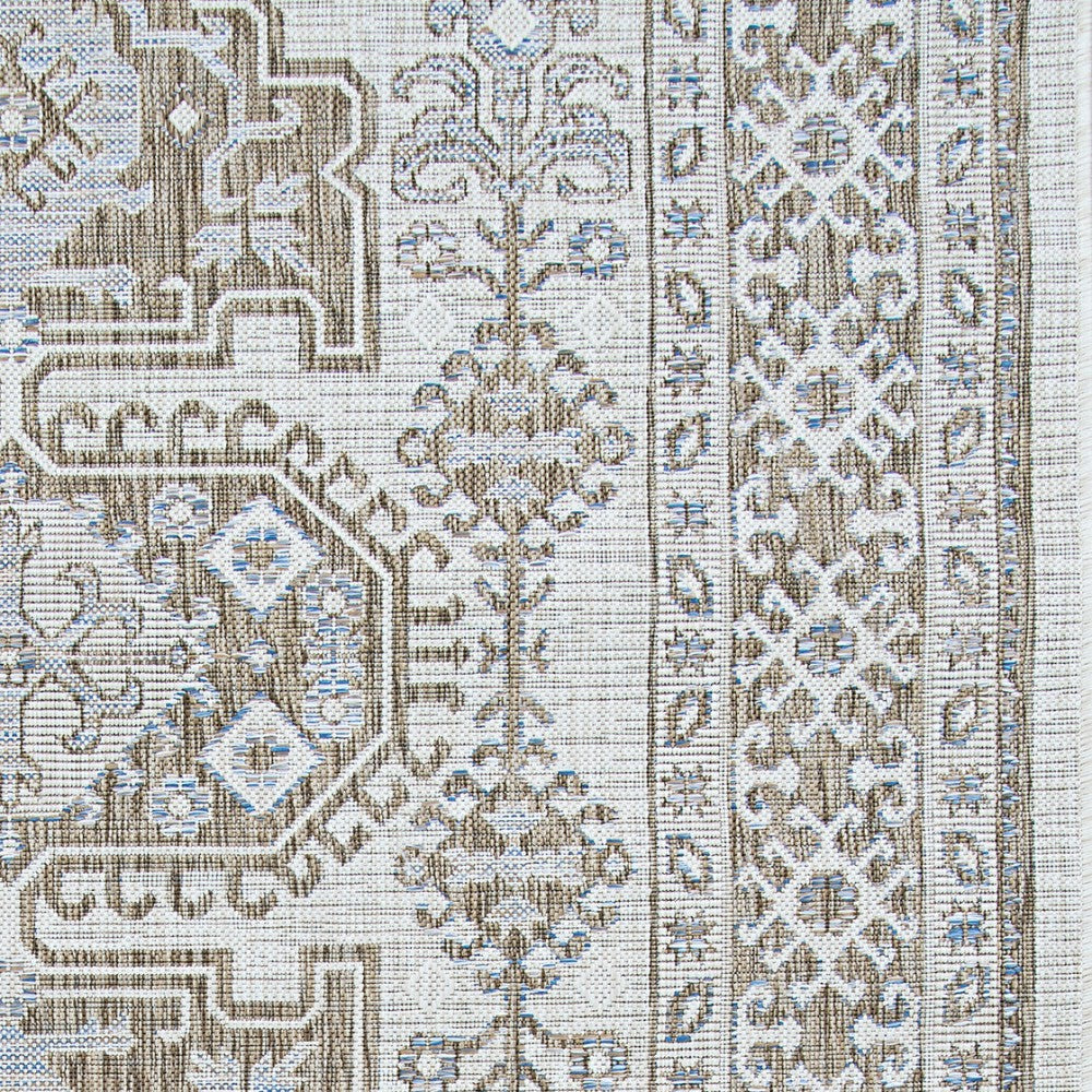 Charm Woodburn Ivory-Sand Indoor/Outdoor Area Rug | Plow & Hearth