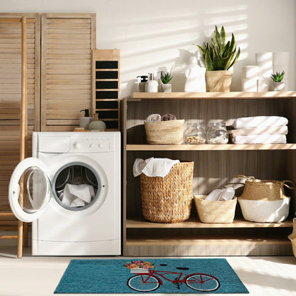 Bike Ride Indoor/Outdoor Rug | Plow & Hearth