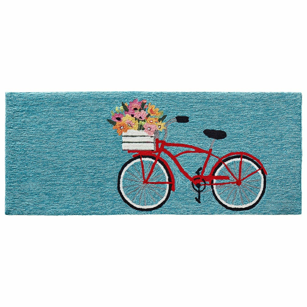 Bike Ride Indoor/Outdoor Rug | Plow & Hearth