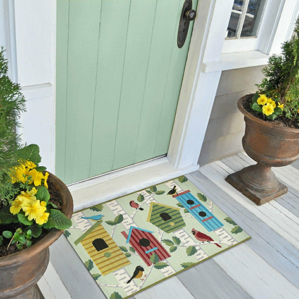 Bird Condos Indoor/Outdoor Rug | Plow & Hearth